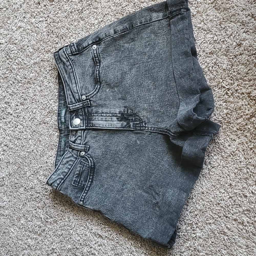 Wild fable super high-rise rolled cuff denim shorts size 0